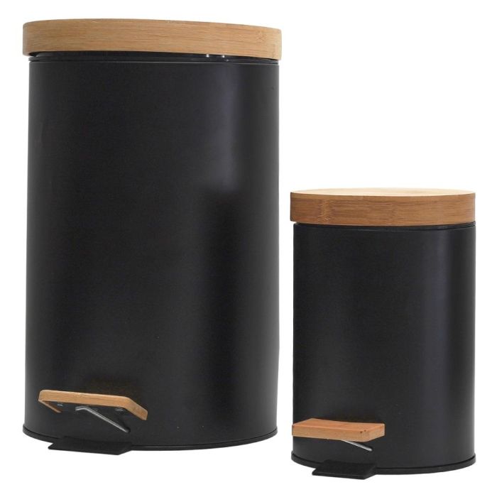 Juego De 2 Cubos 12 L Y 3 L Negro Je cherche une Idee