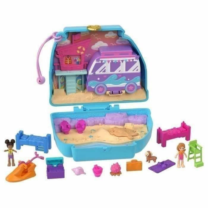 Caja para Cachorros En La Playa - Polly Pocket - Hrd36 - Caja Compacta para Muñecas Polly Pocket Mini 4