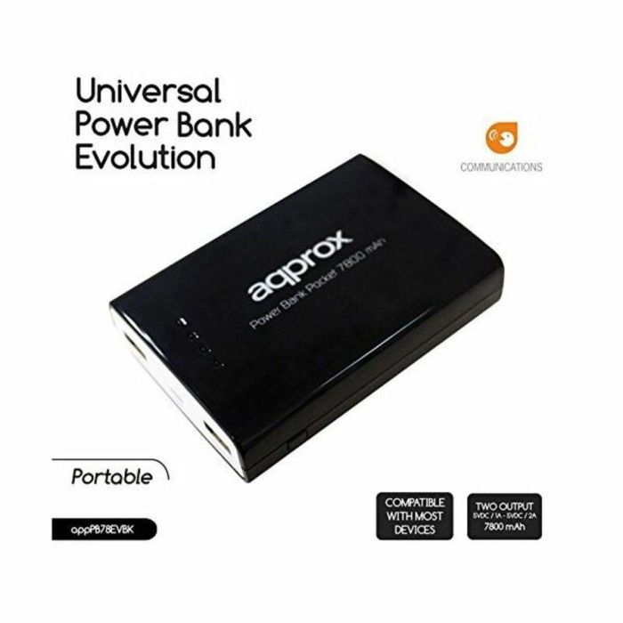 Power Bank approx! APPPB78EVBK Negro 5