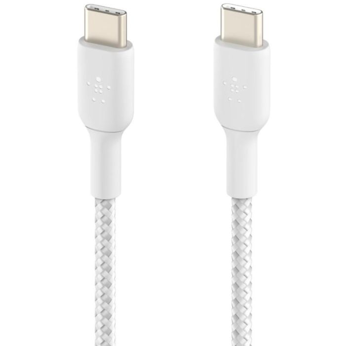 Cable USB-C Belkin CAB004BT1MWH Blanco 1 m 3 Cable USB-C Belkin CAB004BT1MWH Blanco 1 m 3