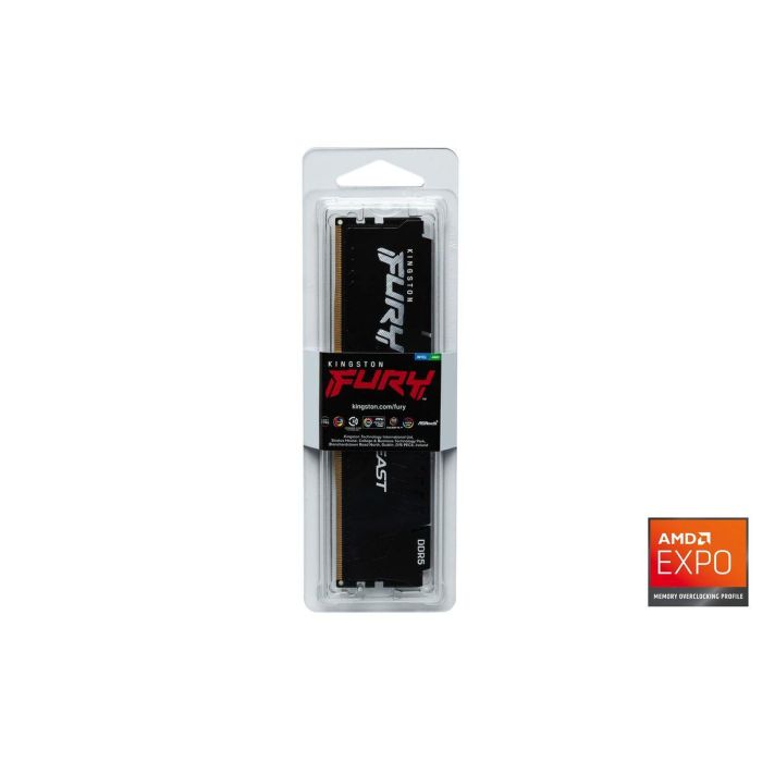 Kingston FURY Beast 16GB 5600MT/s DDR5 CL36 DIMM Negro 14