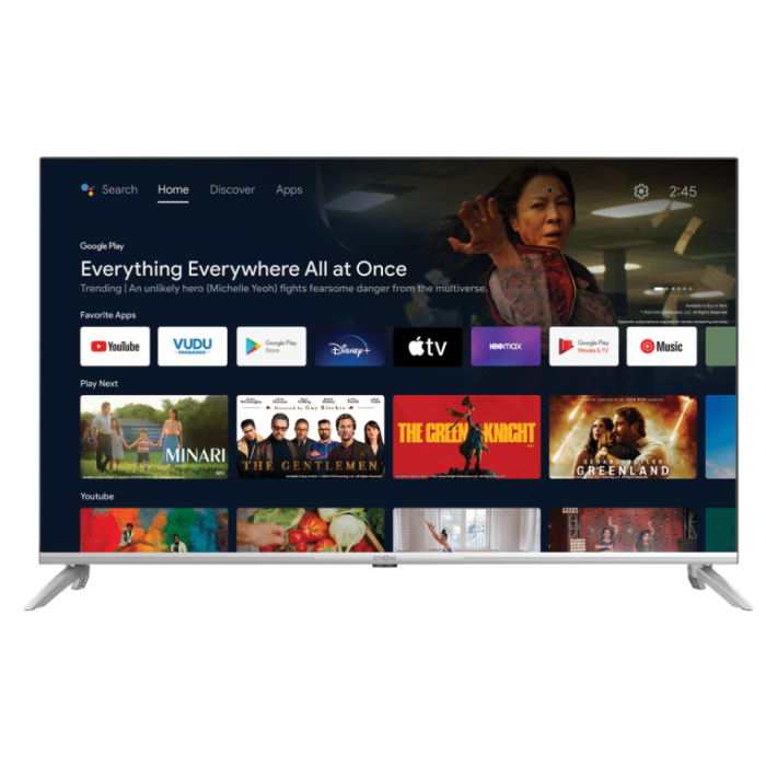 Strong 43UD6593 Televisor 109,2 cm (43") 4K Ultra HD Smart TV Wifi Plata 250 cd / m² Strong 43UD6593 Televisor 109,2 cm (43") 4K Ultra HD Smart TV Wifi Plata 250 cd / m²