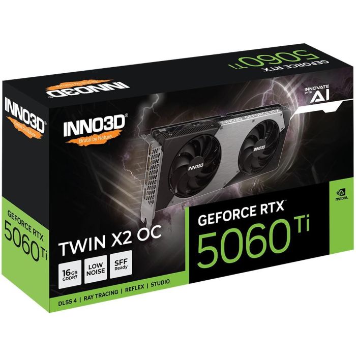 Inno3D RTX 5060 Ti 16GB GDDR7 Twin X2 OC Tarjeta Gráfica 1 Inno3D RTX 5060 Ti 16GB GDDR7 Twin X2 OC Tarjeta Gráfica 1