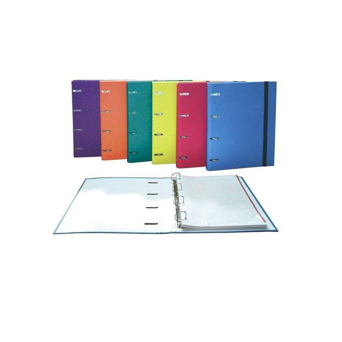 Carpebloc Senfort Basic Tapa Extra A4 4 An.Mixtas 25Mm Con Rec. 80 Hj. Cuadric.5X5 Surtido (Set de 6)