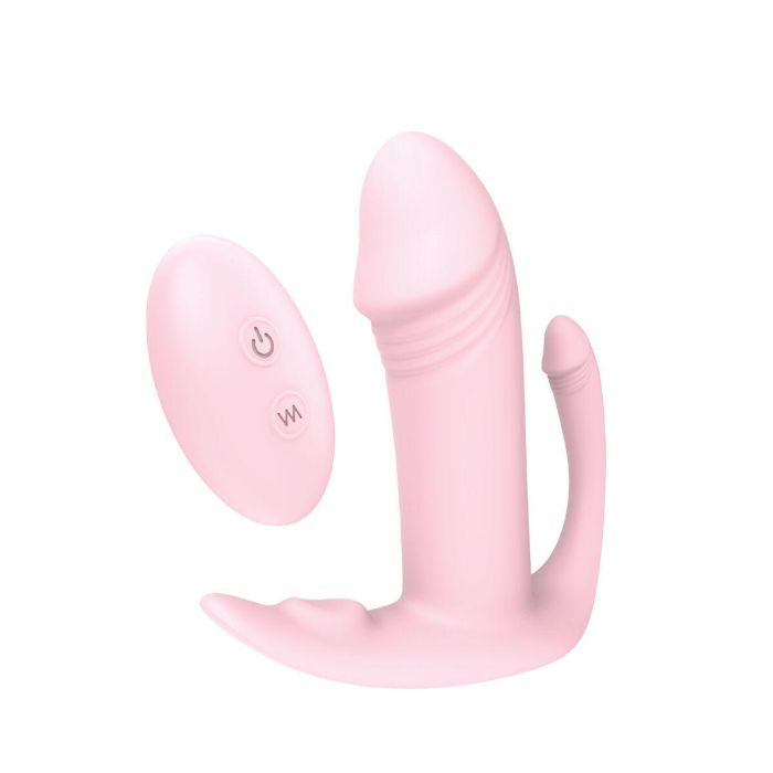 Consolador de Doble Penetración Dream Toys Essentials Rosa 3 Consolador de Doble Penetración Dream Toys Essentials Rosa 3