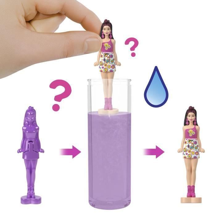 Barbie Jcr08 Mini Muñecas Barbieland Color Reveal Std. Muñeca de 3,8 cm que se dobla con base en forma de corazón 4 Barbie Jcr08 Mini Muñecas Barbieland Color Reveal Std. Muñeca de 3,8 cm que se dobla con base en forma de corazón 4