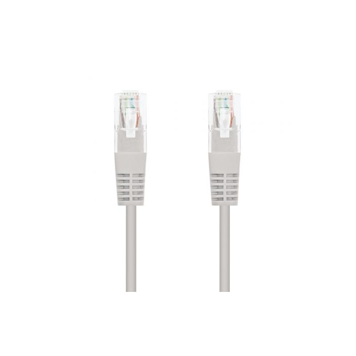 NANO CABLE Latigillo/Cable Red RJ45 CAT.6 UTP AWG24 5.0M Gris