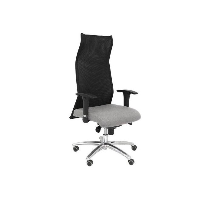 Sillon Piqueras Y Crespo Sahuco Direccion Uso Intensivo (8H) Brazos Regulables Mecanismo Sincro Respaldo Malla Transpirable Y Asiento Tapizado Bali Gris Claro