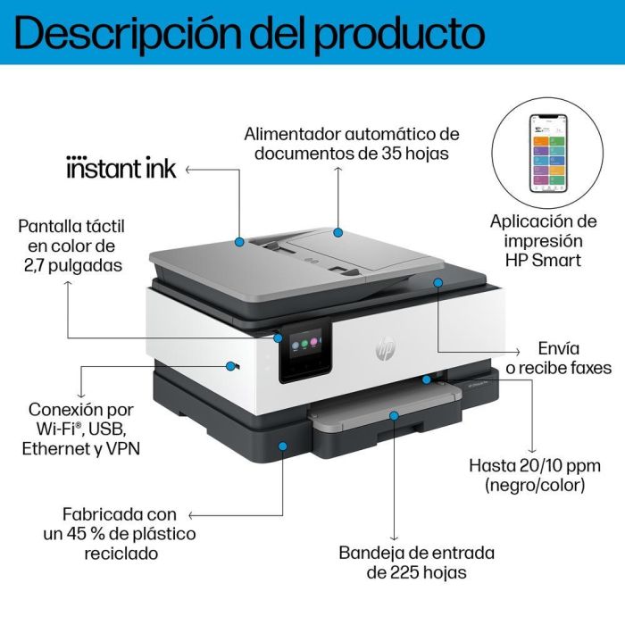 HP Multifuncion Inkjet OfficeJet Pro 8132e 4 HP Multifuncion Inkjet OfficeJet Pro 8132e 4