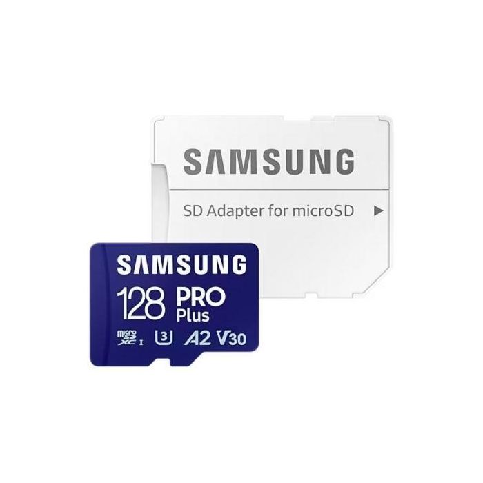 Tarjeta de Memoria Samsung PRO Plus 2023 128GB microSD XC/ Clase 10/ 180MBs 1 Tarjeta de Memoria Samsung PRO Plus 2023 128GB microSD XC/ Clase 10/ 180MBs 1