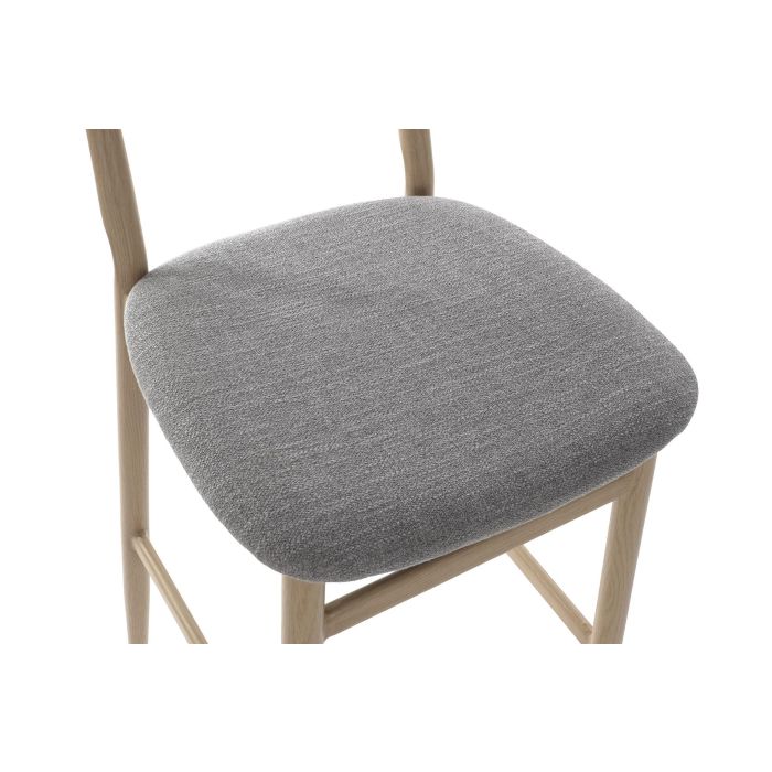 DKD Home Decor Taburete Gris Claro Natural 47 x 108 x 43 cm (2 Unidades) 1