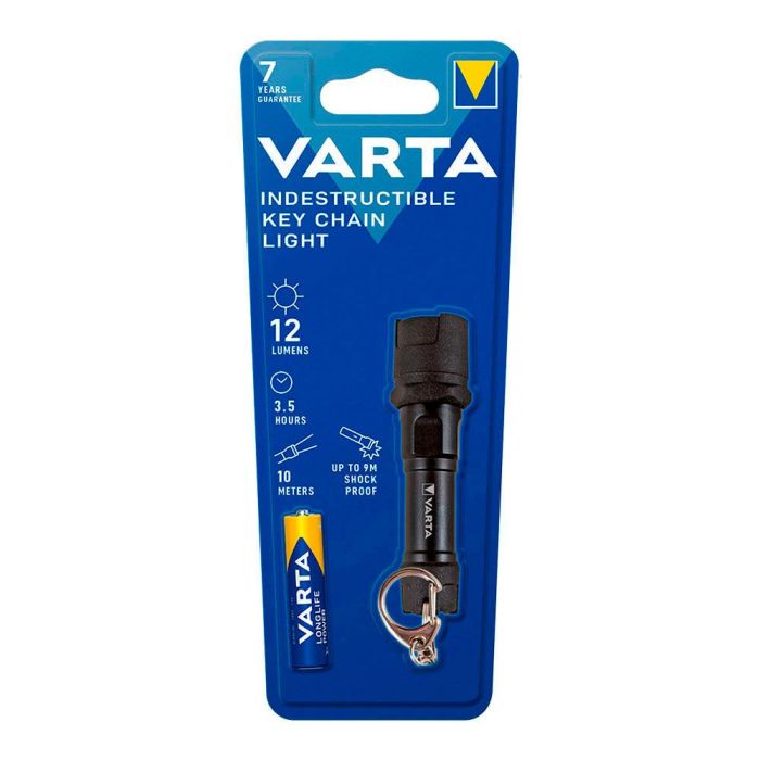 Varta 16701101421 Linterna Indestructible con Cadena LED 12 LM, 1xAAA 1 Varta 16701101421 Linterna Indestructible con Cadena LED 12 LM, 1xAAA 1