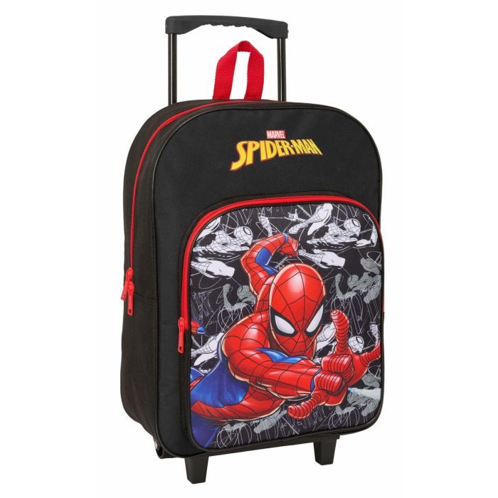 Safta Mochila Grande con Ruedas Spider-Man 32x42x14cm 2
