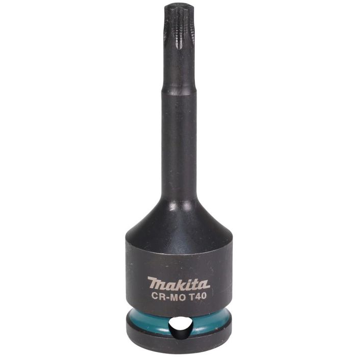 Makita T40 Vaso de impacto T-Schlagnuss 1/2" Negro E-19819