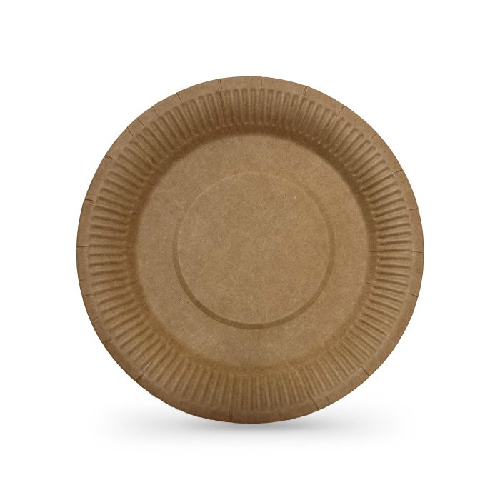 Set de 10 platos de cartón Kraft 23 cm Algon (18 Cajas) 4 Set de 10 platos de cartón Kraft 23 cm Algon (18 Cajas) 4