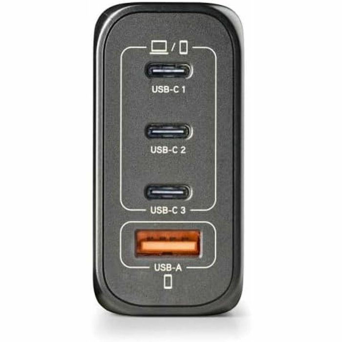 NGS BUD140W Cargador de Pared Ultrarrápido 140W GaN con 4 Puertos (3x USB-C PD3.1, 1x USB-A QC3.0) para Portátiles, Smartphones, Tablets 9