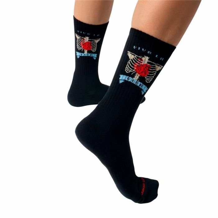 Calcetines Deportivos Jimmy Lion Athletic Frida Heart Negro 1