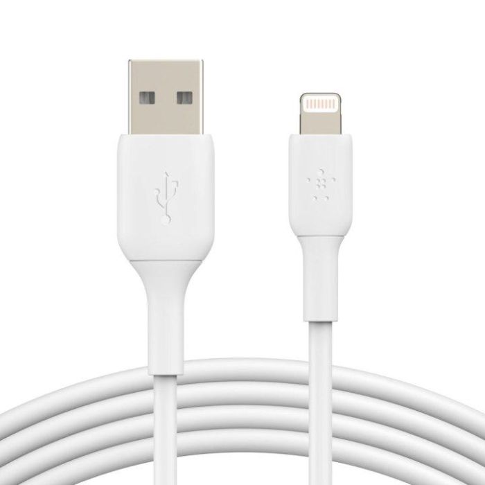 Belkin CAA001BT2MWH Cable Lightning a USB-A Boost Charge, Carga y Sincronización, MFi, 2 metros, Color Blanco 1