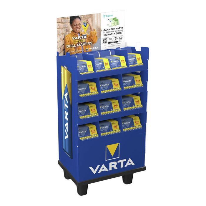Expositor promocional de pilas longlife power 8+4 con 133 packs (52 packs aaa y 81 packs aa) Expositor promocional de pilas longlife power 8+4 con 133 packs (52 packs aaa y 81 packs aa)