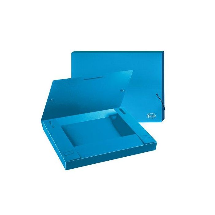 Carpeta De Proyectos Forofis Pp A4 Gomas 3 Cm Azul