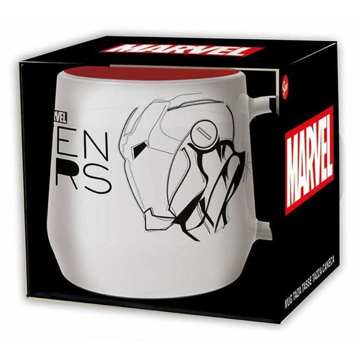 Taza de ceramica nova marvel en caja regalo 360 ml.