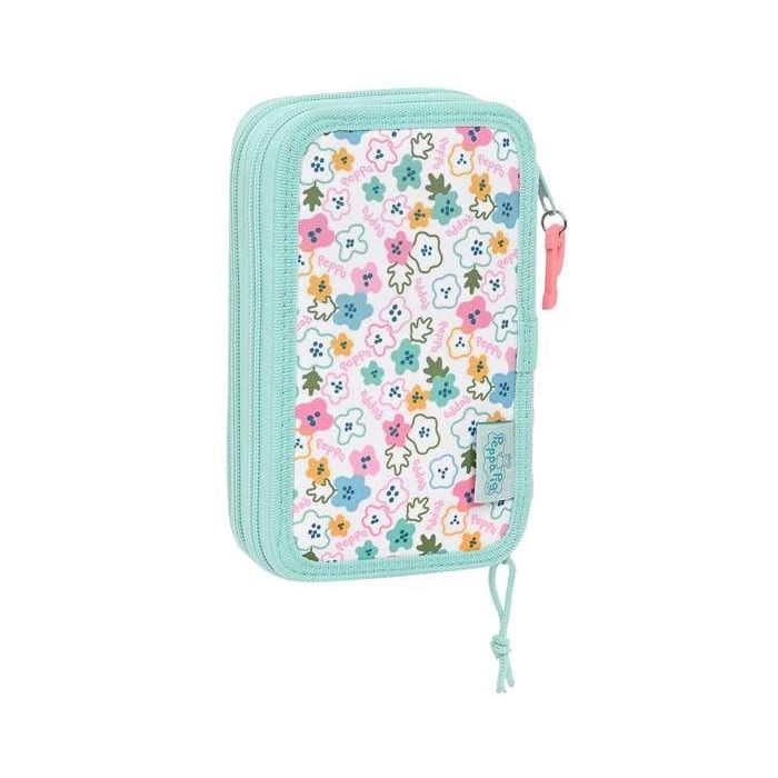 Plumier Doble Peppa Pig Cosy corner Azul (28 piezas) 6