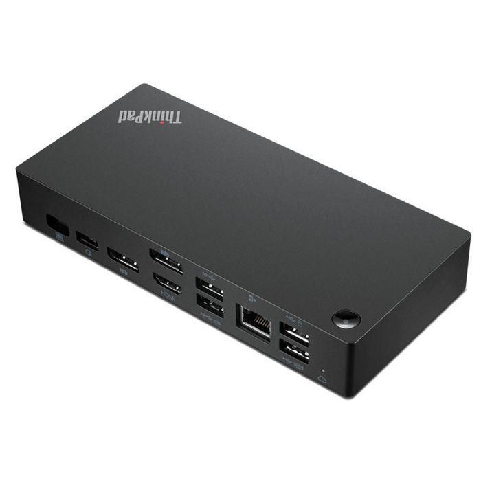 Lenovo ThinkPad Universal USB-C Smart Dock Wired USB 3.2 Gen 1 (3.1 Gen 1) Type-A + Type-C Black 3 Lenovo ThinkPad Universal USB-C Smart Dock Wired USB 3.2 Gen 1 (3.1 Gen 1) Type-A + Type-C Black 3