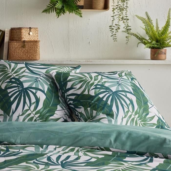 Juego de cama - TODAY Crazy - Estampado jungla - 2 personas - 220 x 240 cm - Verde 1 Juego de cama - TODAY Crazy - Estampado jungla - 2 personas - 220 x 240 cm - Verde 1