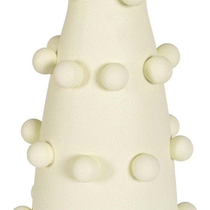 Lámpara Mesa Crema Metal-Cerámica 38 X 38 X 72 cm