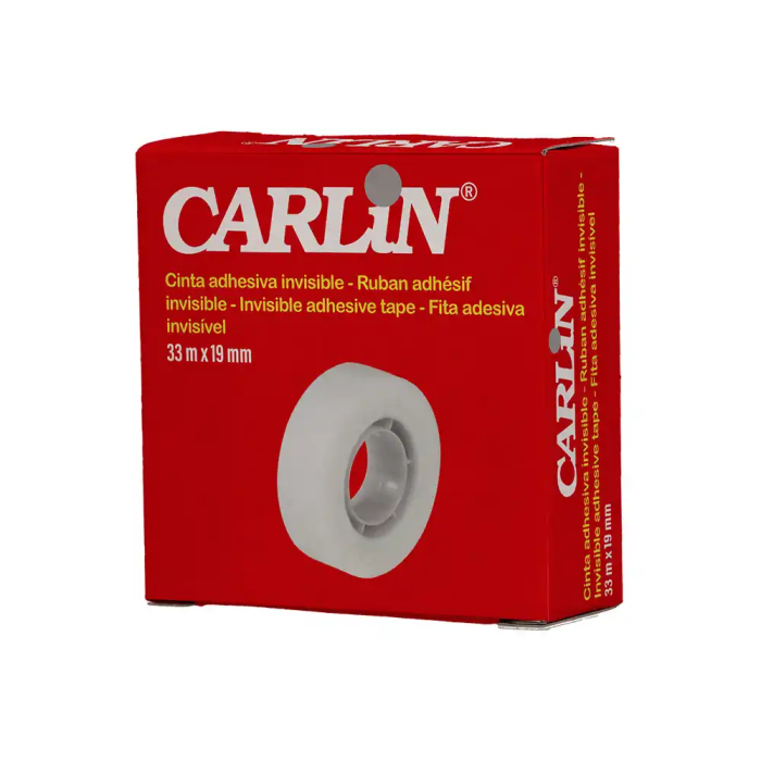 Carlin Cinta Adhesiva Invisible 33 mt x 19 mm para Embalar 6