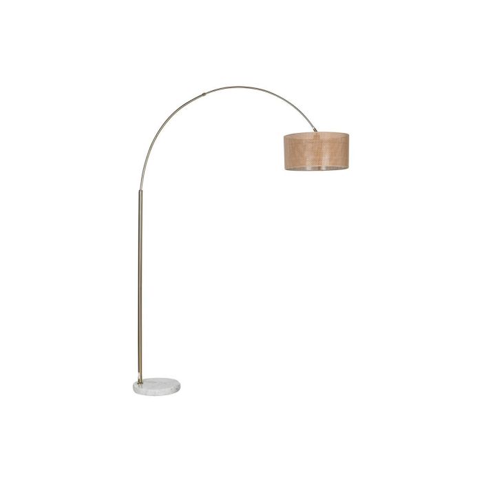 Lampara Pie Moderno DKD Home Decor Natural Blanco 40 x 193 x 126 cm Lampara Pie Moderno DKD Home Decor Natural Blanco 40 x 193 x 126 cm