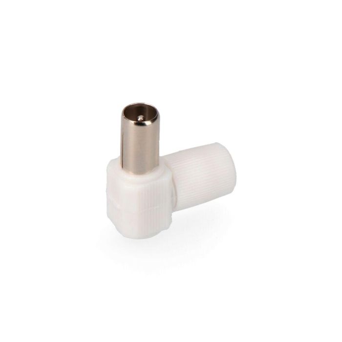 Edm Clavija TV Acodada Macho 9,5mm Blanco Polietileno 0 Edm Clavija TV Acodada Macho 9,5mm Blanco Polietileno 0