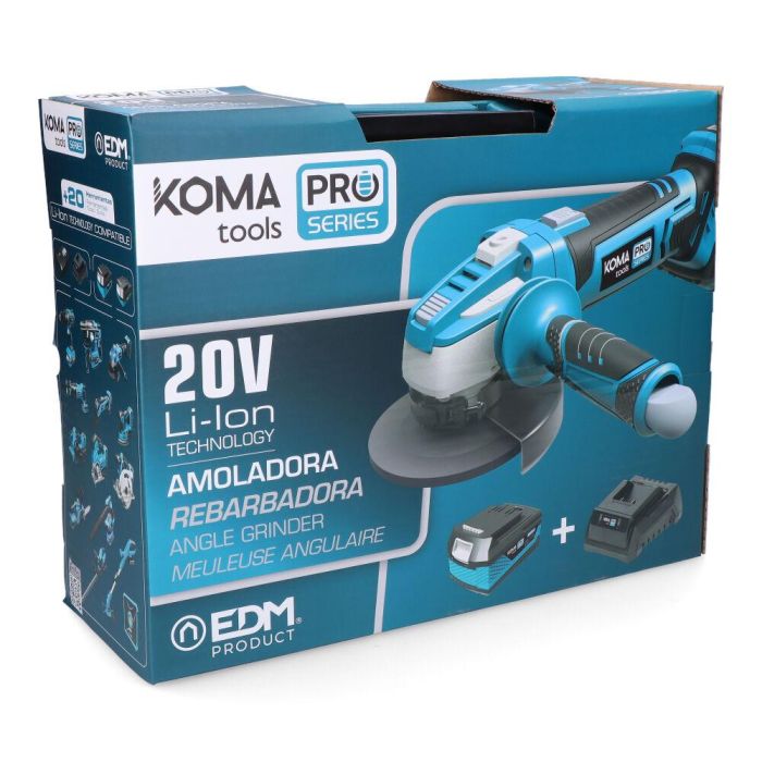 Kit maletin amoladora 20 v con 1 bateria 4.0ah y cargador 08772. 28,9 x 27 cm. pro series battery 3 Kit maletin amoladora 20 v con 1 bateria 4.0ah y cargador 08772. 28,9 x 27 cm. pro series battery 3