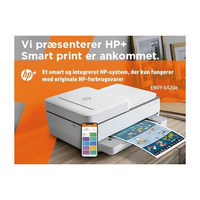 HP ENVY 6420e Impresora Multifunción Inyección Tinta Térmica WiFi Bluetooth ADF HP+ 4800x1200ppp 10ppm A4 19