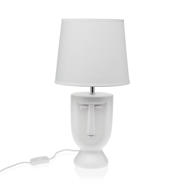 Lámpara de Mesa Blanca Versa 22x42.8 cm Cerámica E27 60W (2 Unidades) Lámpara de Mesa Blanca Versa 22x42.8 cm Cerámica E27 60W (2 Unidades)