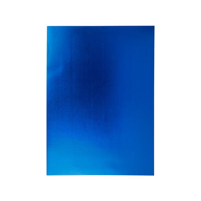 Goma Eva Liderpapel 50x70 cm Espesor 2 mm Metalizada Azul 10 unidades 1