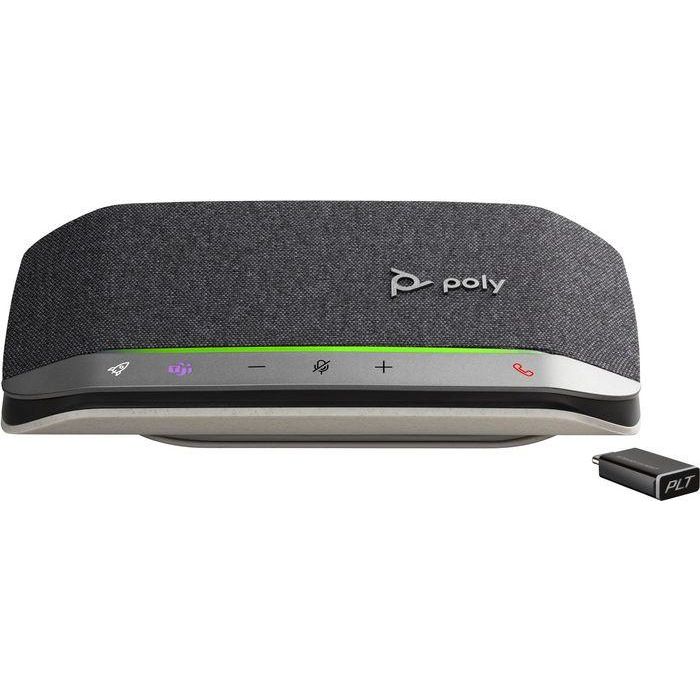 Poly Sync 20 Altavoz Inteligente USB/Bluetooth Portátil para Conferencias y Música con Batería de 20 Horas, Reducción de Ruido 0 Poly Sync 20 Altavoz Inteligente USB/Bluetooth Portátil para Conferencias y Música con Batería de 20 Horas, Reducción de Ruido 0