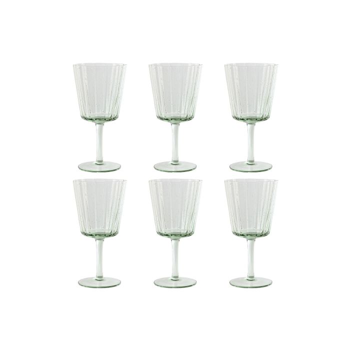 Copa Basicos DKD Home Decor Verde 8.4 x 16.4 x 8.4 cm Set de 6