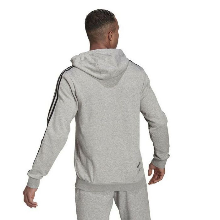 Sudadera con Capucha Hombre Adidas X Star Wars: The Mandalorian Gris claro 3