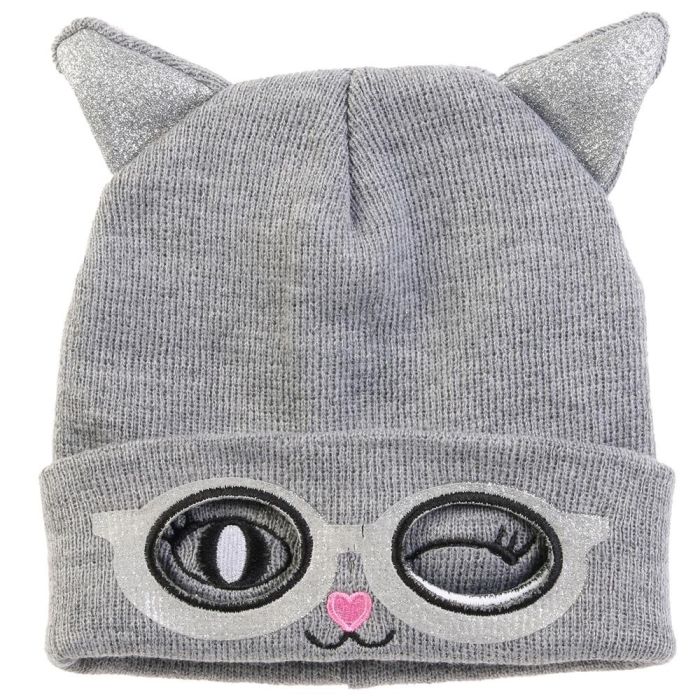 Sensly Gorro Infantil Superhéroe-Gato con Antifaz Talla Única El borde al desdoblarse se convierte en antifaz 1