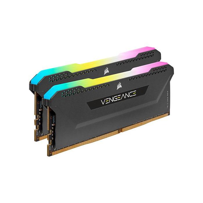 Corsair 16GB PC 3200 CL16 Vengeance RGB Pro Kit (2x8GB) DDR4 para PC Retail 4