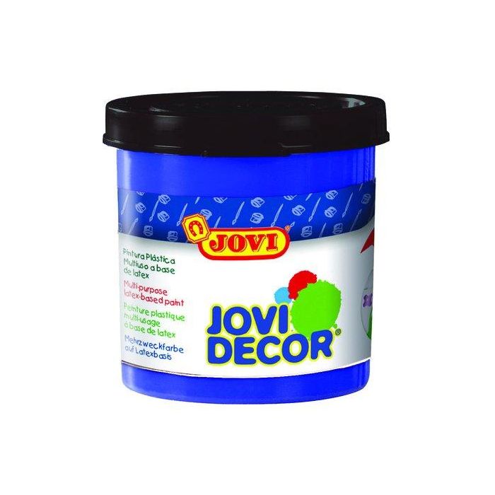 Pintura Latex Jovi Decor 55 Ml (Bote) Azul Ultramar Caja De 6