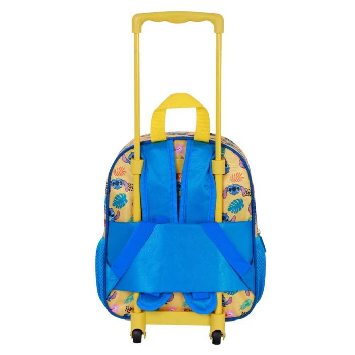 Disney Lilo y Stitch Mochila 3D con Ruedas Pequeña Ocean Azul - Infantil con Relieve Frontal y Bolsillos Laterales 3 Disney Lilo y Stitch Mochila 3D con Ruedas Pequeña Ocean Azul - Infantil con Relieve Frontal y Bolsillos Laterales 3