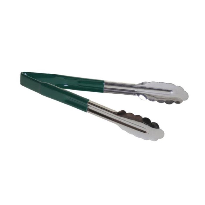 TABLECRAFT - 3774GNEU/3 - Pack de 3 unidades - Pinza con cubierta de vinilo - 24,4 x 3,8 x 3,5 cm - Verde