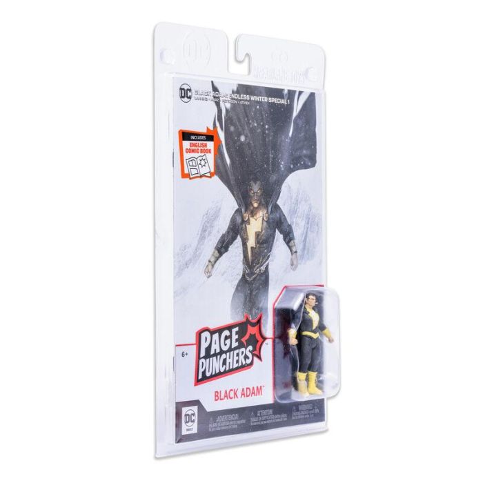 Figura Black Adam + Comic Endgless DC Comics 7cm 1