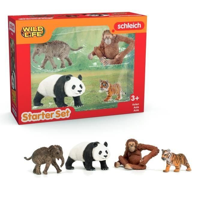 Mis primeros animales asiáticos, figuras de animales, SCHLEICH 42736 Vida salvaje, 5 años Mis primeros animales asiáticos, figuras de animales, SCHLEICH 42736 Vida salvaje, 5 años