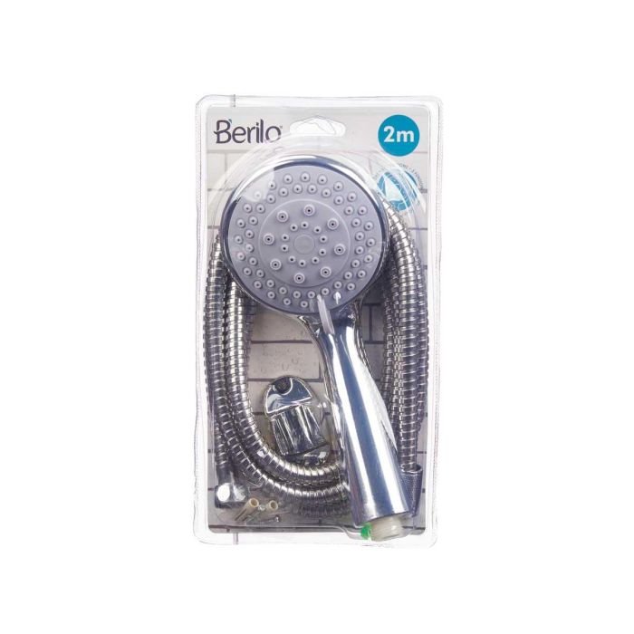 Telefono Ducha Manguera 2 M Reg Base Gris Berilo 14X24CM (12 Unidades) 2 Telefono Ducha Manguera 2 M Reg Base Gris Berilo 14X24CM (12 Unidades) 2