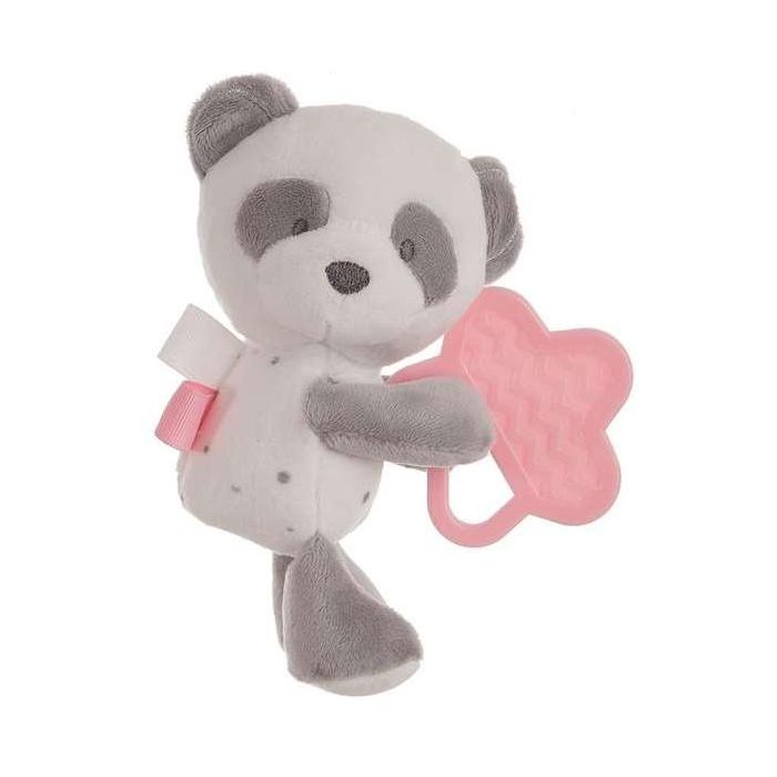 Baby panda rosa con mordedor 20 cm Baby panda rosa con mordedor 20 cm