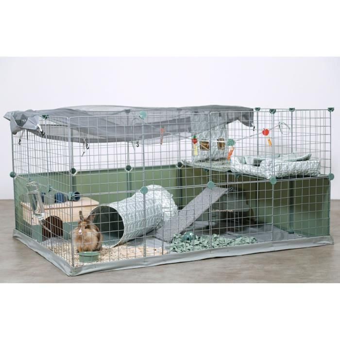 Recinto modular - ZOLUX - Neo park - Parque para pequeños animales - Conejos - 140X105X70 - 1,84 m² 2 Recinto modular - ZOLUX - Neo park - Parque para pequeños animales - Conejos - 140X105X70 - 1,84 m² 2