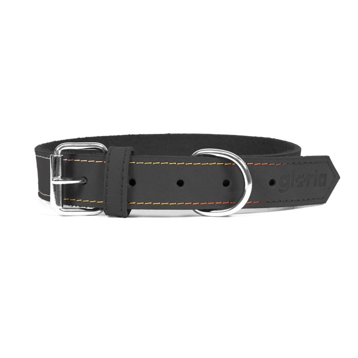 Gloria Collar para Perro Oasis de Piel Nobuck Suave Doble Capa Reforzada Negro 65 cm x 30 mm 4 Gloria Collar para Perro Oasis de Piel Nobuck Suave Doble Capa Reforzada Negro 65 cm x 30 mm 4